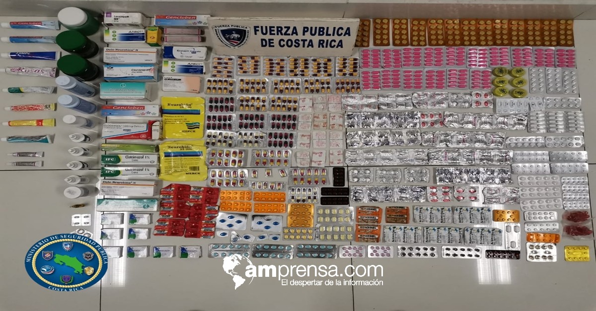Hombre vendía 417 diversos medicamentos contrabandeados en la capital