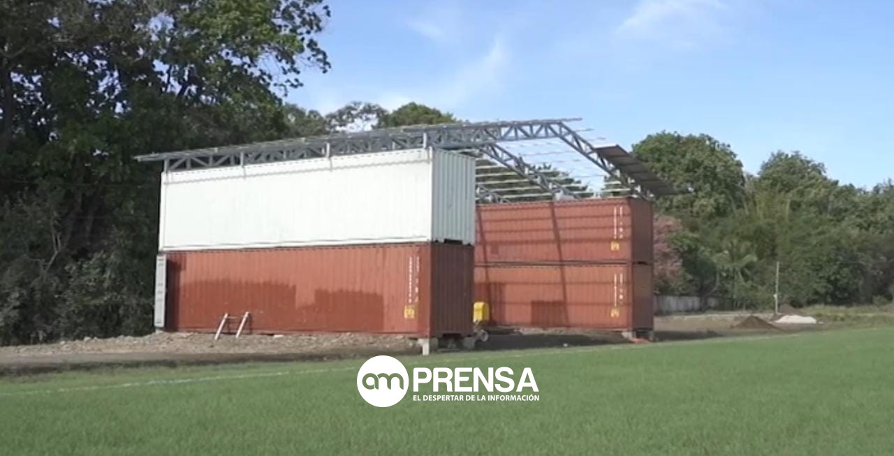 Jicaral avanza a paso firme en la construcción de su coqueto complejo deportivo