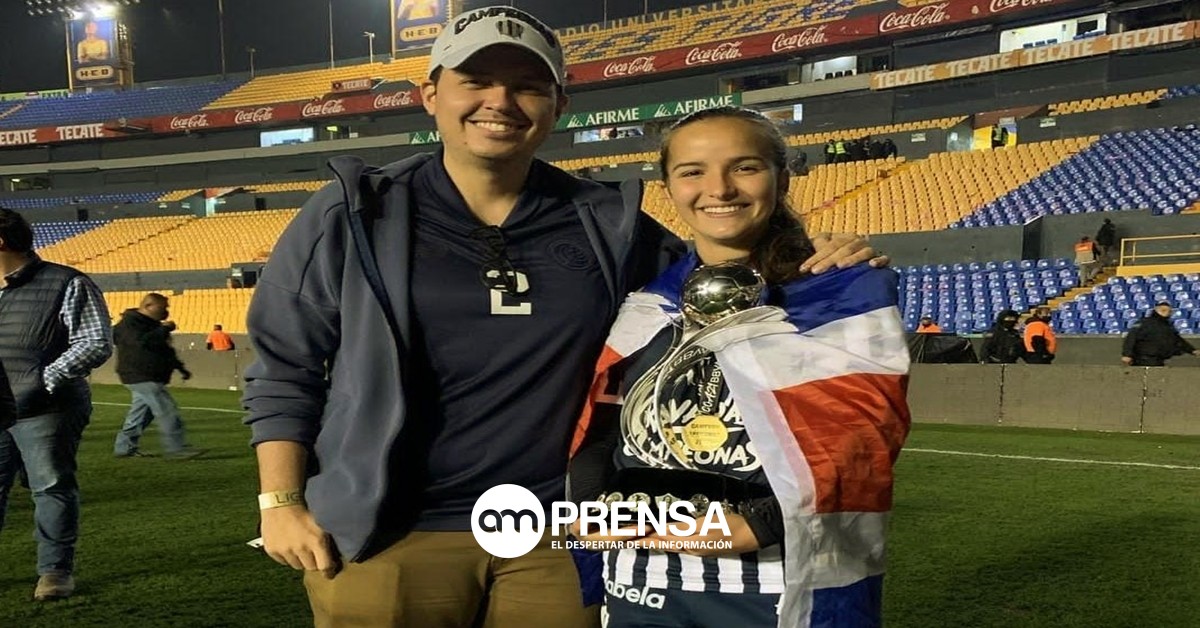 ¡Enorme! Tica Valeria del Campo sale campeona de Liga MX femenil con Monterrey