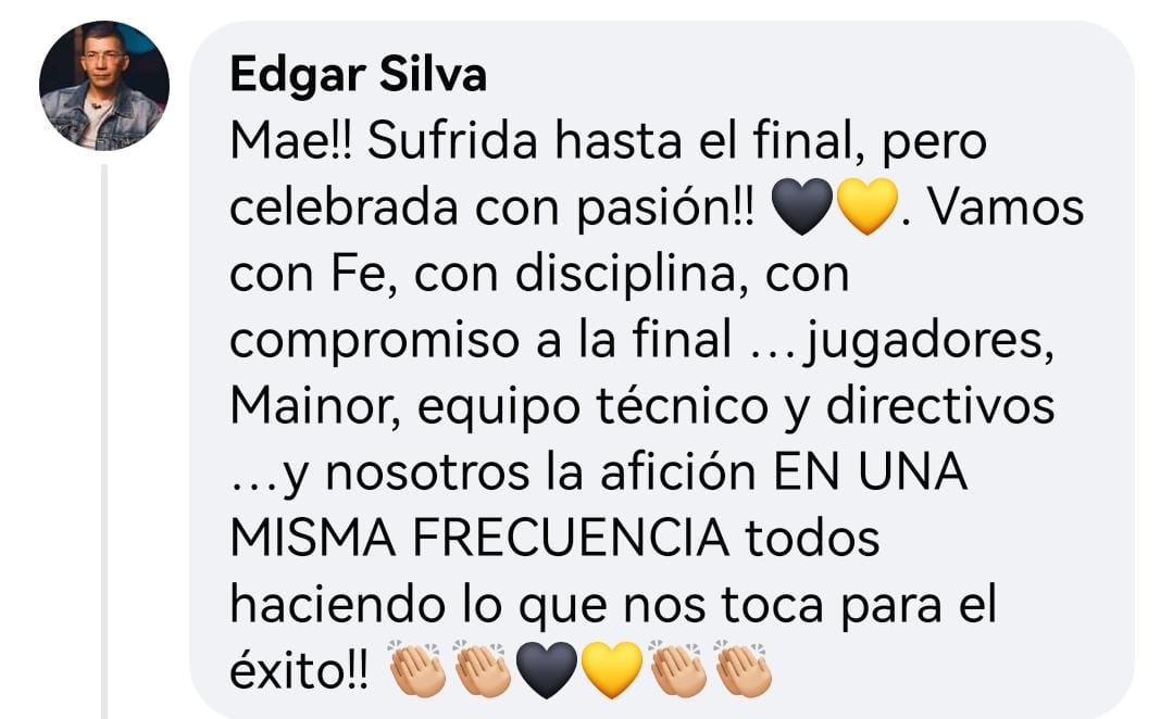 Edgar Silva y su alegría con Liberia: 