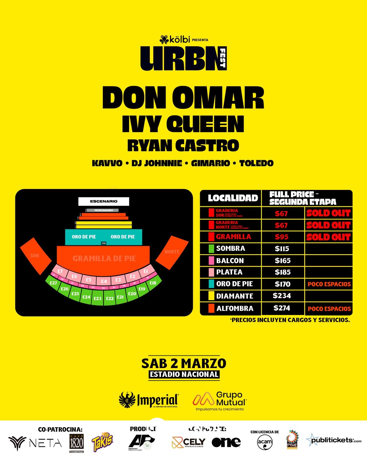 Quiénes con “LA MANO ARRIBA” que aún no tienen entrada para el Urban Fest?